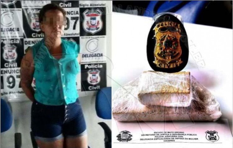 Moradora de Mirassol é presa com drogas na rodoviária de Cáceres