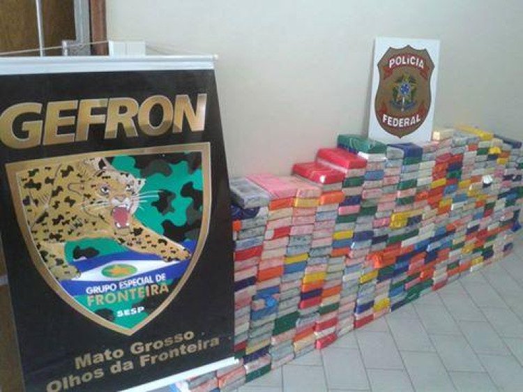 PF e Gefron desarticulam laboratório de cocaína em propriedade rural em Poconé