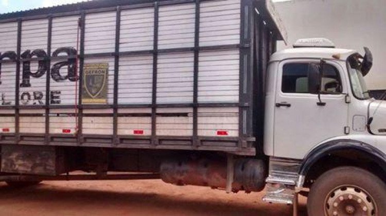 MT-174 PRÓXIMO A GLORIA D'OESTE: Gefron recupera caminhão roubado em Cuiabá