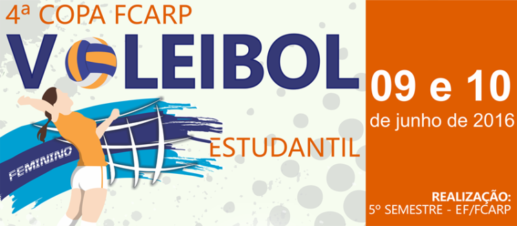 Dia 09 e 10 de junho Fcarp realiza a 4ª Copa de Volei