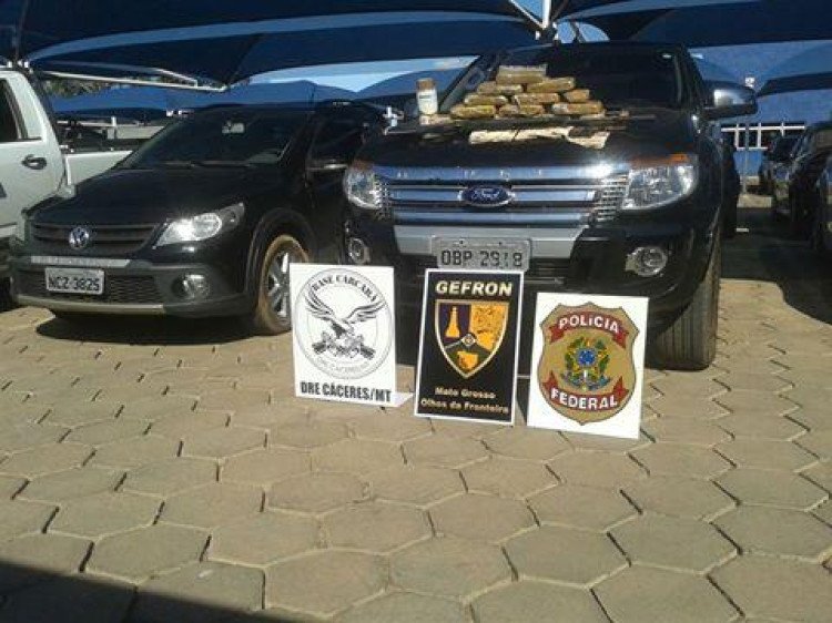 Droga apreendida em Mirassol estava escondida em assentamento em Quatro Marcos