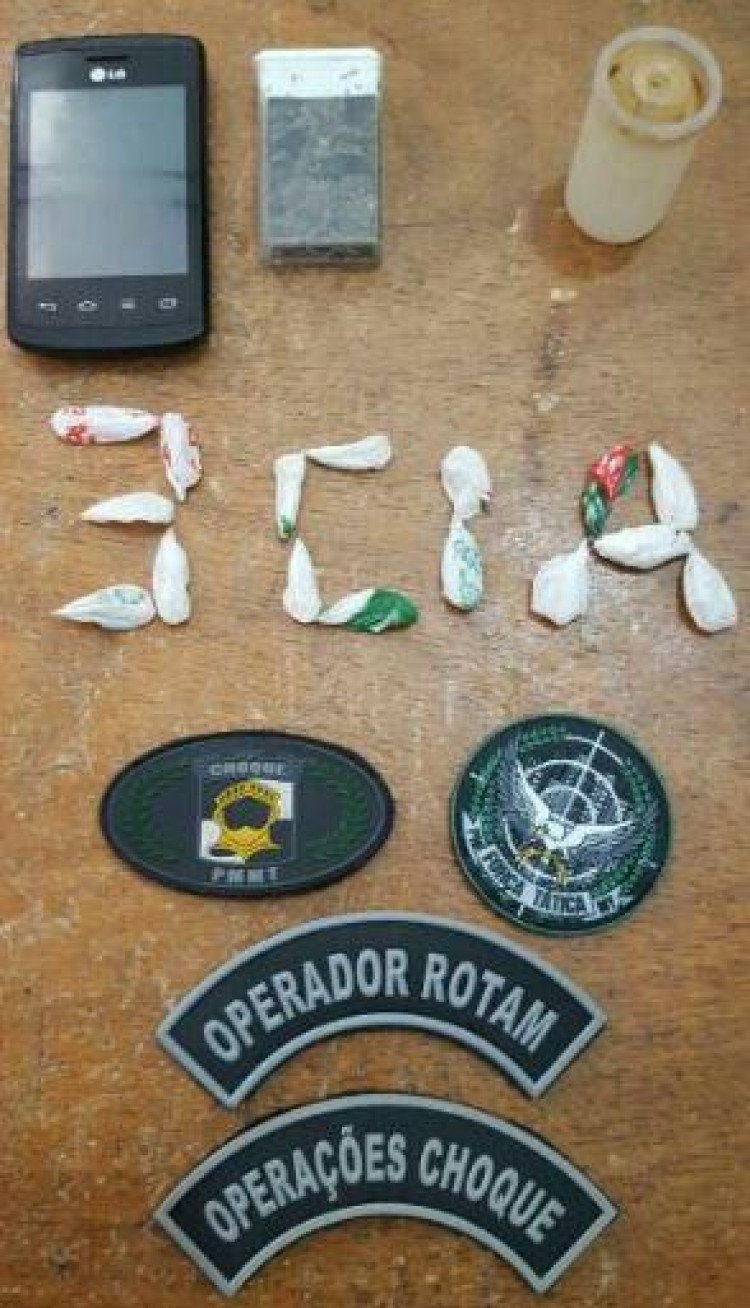 Policia Militar apreende menor com entorpecentes  em Quatro Marcos