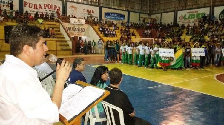 Grande festa em Cáceres marca início dos Jogos Escolares de Mato Grosso