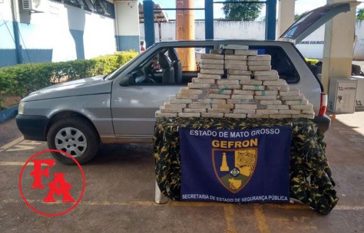 Dois de 4 Marcos são presos com 61 quilos de droga