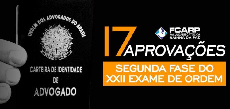 FCARP contabiliza 17 aprovações na segunda fase do XXII Exame de Ordem