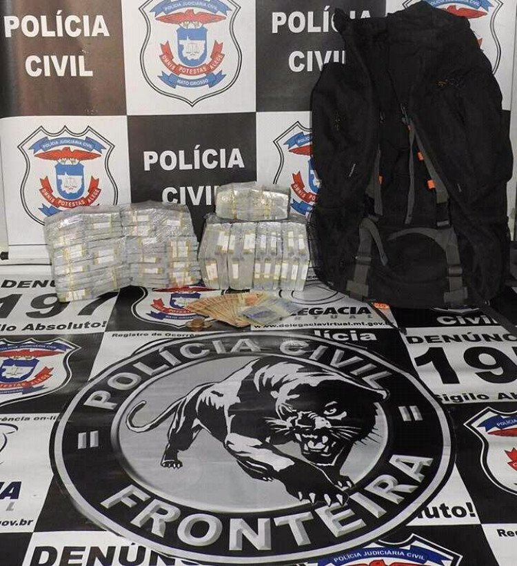 Polícia Civil apreende 560 mil dólares que seria usado na compra de entorpecentes na Bolívia