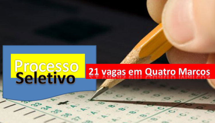 Prefeitura de Quatro Marcos abre processo seletivo com 21 vagas na Educação e Social