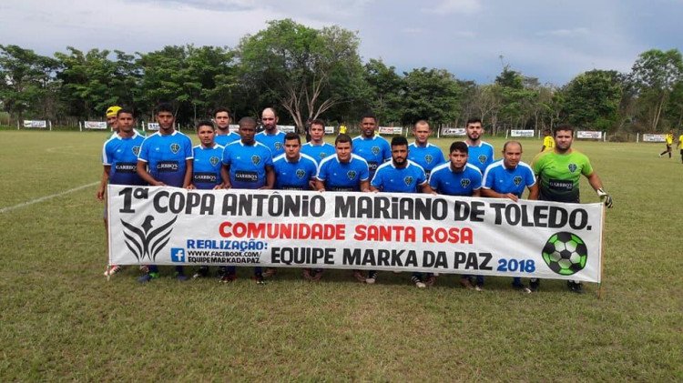 QUATRO MARCOS: Copa de futebol na comunidade Santa Rosa tem inicio com sucesso