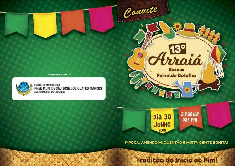 QUATRO MARCOS - COMUNIDADE BARREIRÃO: Hoje tem maior Festa Junina da região Oeste