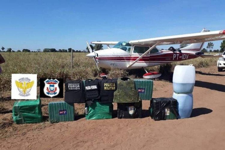 SALTO DO CÉU:Avião com droga é interceptado pela Força Aérea