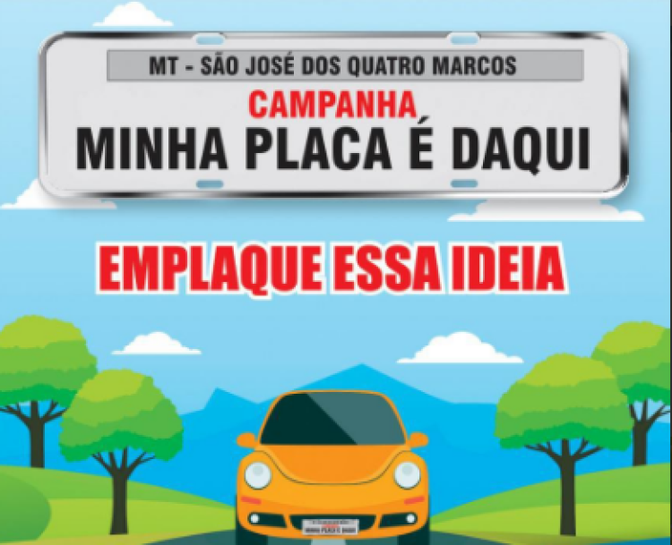 QUATRO MARCOS: Campanha de transferência e emplacamento de veículos sorteará prêmios