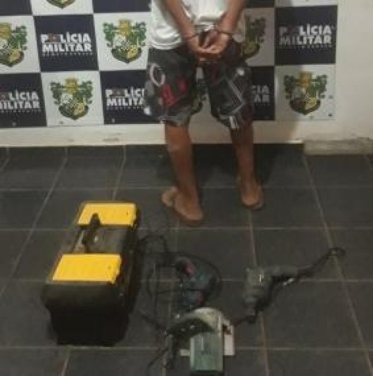 Homem é preso logo depois de furtar funerária em São José dos Quatro Marcos
