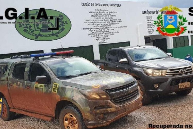 FRONTEIRA: Gefron prende suspeito e recupera veículo roubado