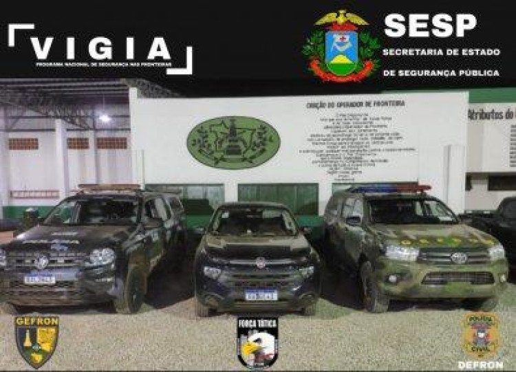 Dois são presos por roubo de Fiat Toro em Porto Esperidião