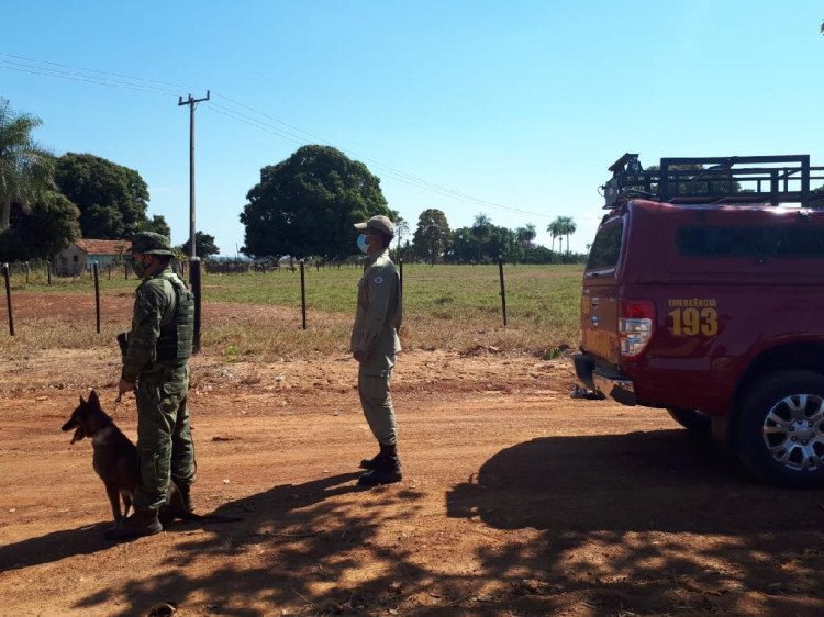 Em Mirassol D’Oeste idoso é localizado por cão de busca do Gefron
