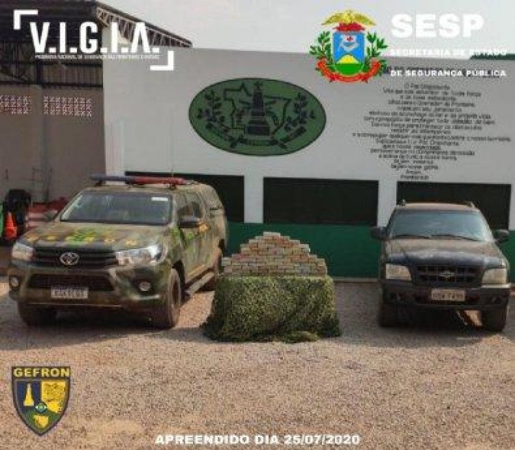 Gefron apreende mais de 58 quilos de drogas