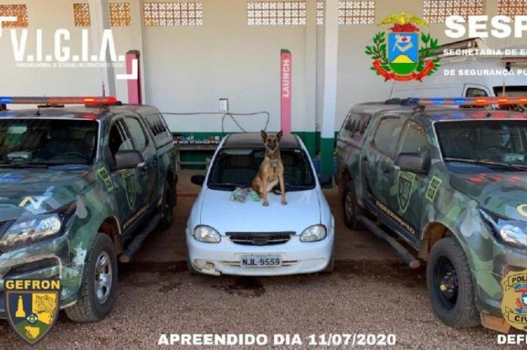 Gefron prende três pessoas e apreende drogas, armas e veículos na fronteira