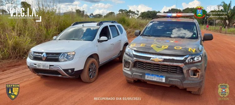 Gefron recupera veículos roubados em São Paulo