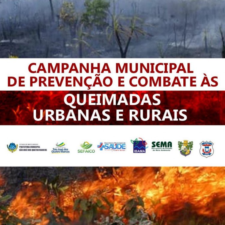 Quatro Marcos lança Campanha contra Queimadas Rurais e Urbanas na Semana do Meio Ambiente