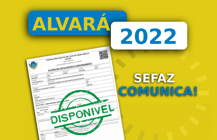 Prefeitura de Quatro Marcos disponibiliza em site,  Alvará de Localização e Funcionamento 2022