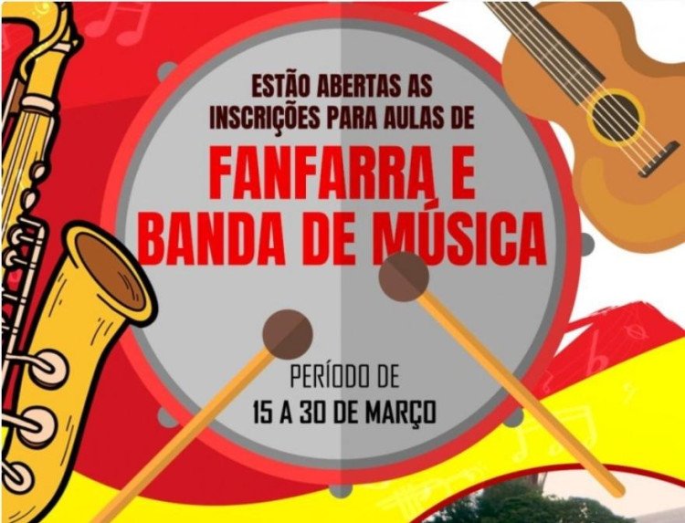 Projeto Sonora abre inscrições para aulas de fanfarra e banda de música em Quatro