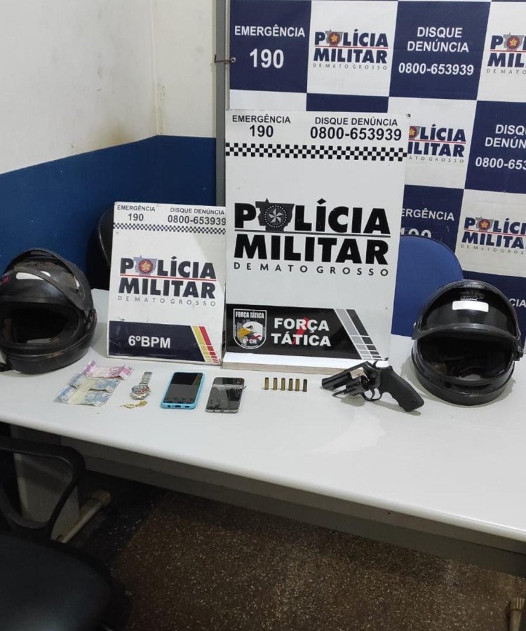 Dois homens são presos em Cáceres suspeitos de tentativa de matar mulher em pizzaria