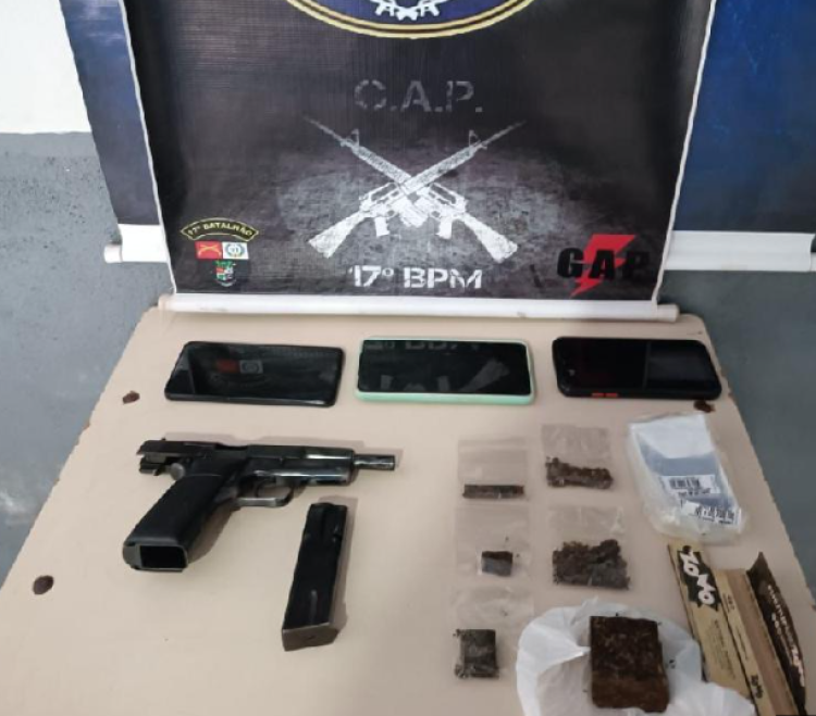 Polícia Militar impede roubo à residência e prende três pessoas em Mirassol d’Oeste
