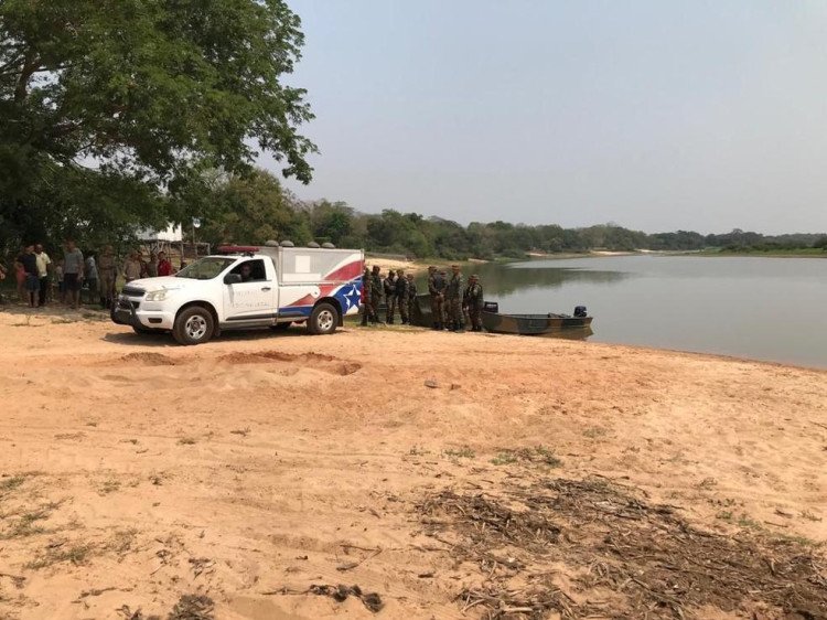 Em Cáceres, corpo de soldado do Exército é encontrado pelos bombeiros no fundo do Rio Paraguai