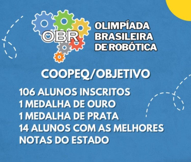 Alunos da COOPEQ/OBJETIVO são destaques na Olimpíadas Brasileira de Robótica – Modalidade Teórica 2022