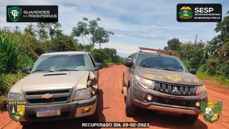 Caminhonete  roubada em Jauru    é recuperada  no  mesmo  dia  em  Porto  Esperidião