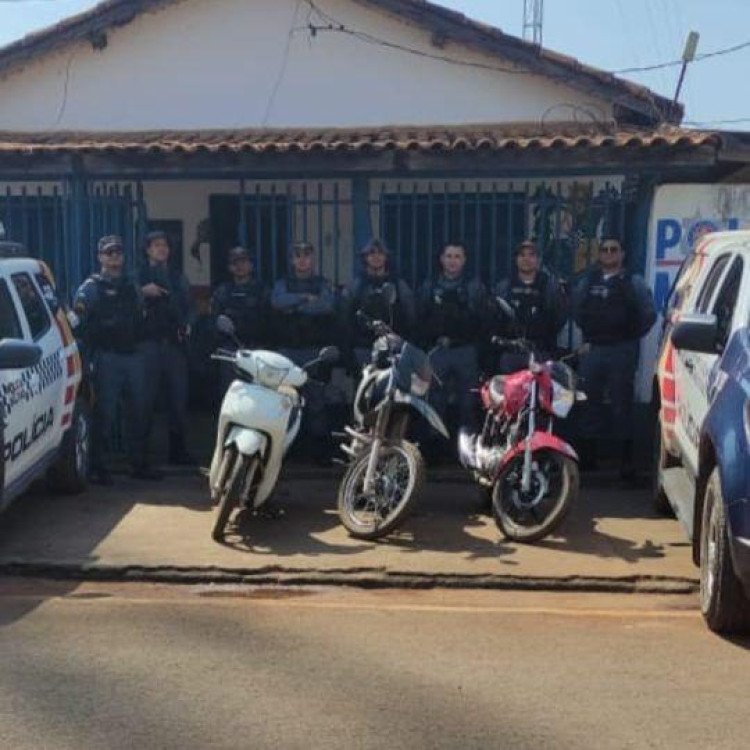 Em Lambari D’oeste, Polícia Militar prende quadrilha por receptação e recupera motocicletas furtadas