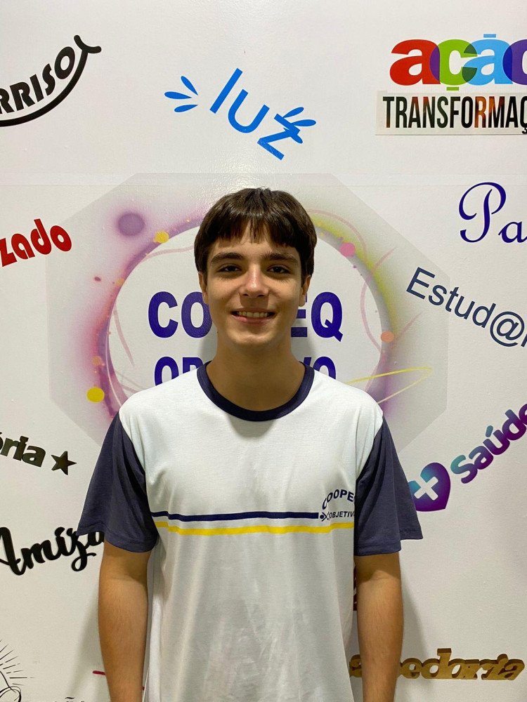 Aluno da Coopeq/Objetivo de São José dos Quatro Marcos avança para a 2ª Fase da Olimpíada Brasileira de Robótica - Modalidade Teórica