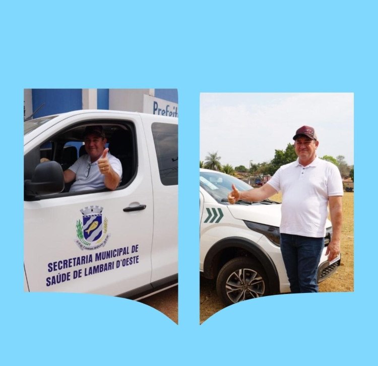 Deputado Valmir Moretto Entrega Veículos Adquiridos por Emenda Parlamentar para Saúde Municipal de Rio Branco e Lambari D'Oeste
