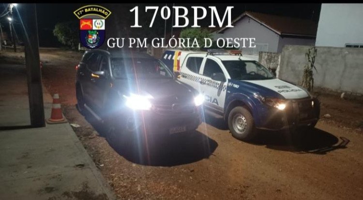 Polícia Militar de Glória D'Oeste recupera veículo furtado em Araputanga