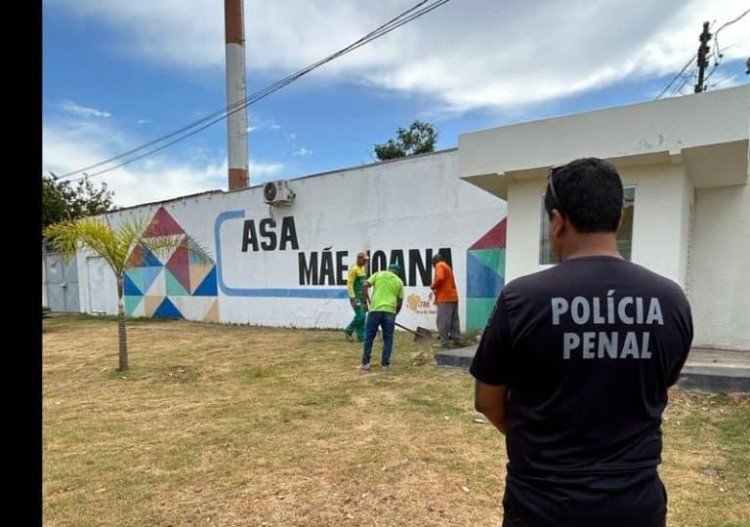 Reeducandos voltam a realizar limpeza pública de São José dos Quatro Marcos