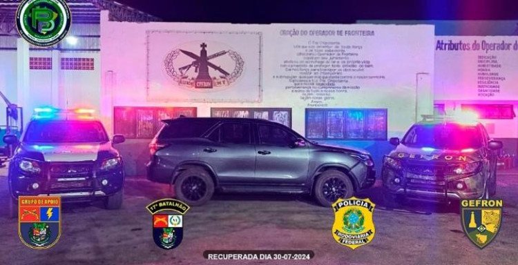 Em Porto Esperidião, Polícia desarticula esquema de adulteração de sinal identificador de veículo automotor e prende dois suspeitos com antecedentes criminais